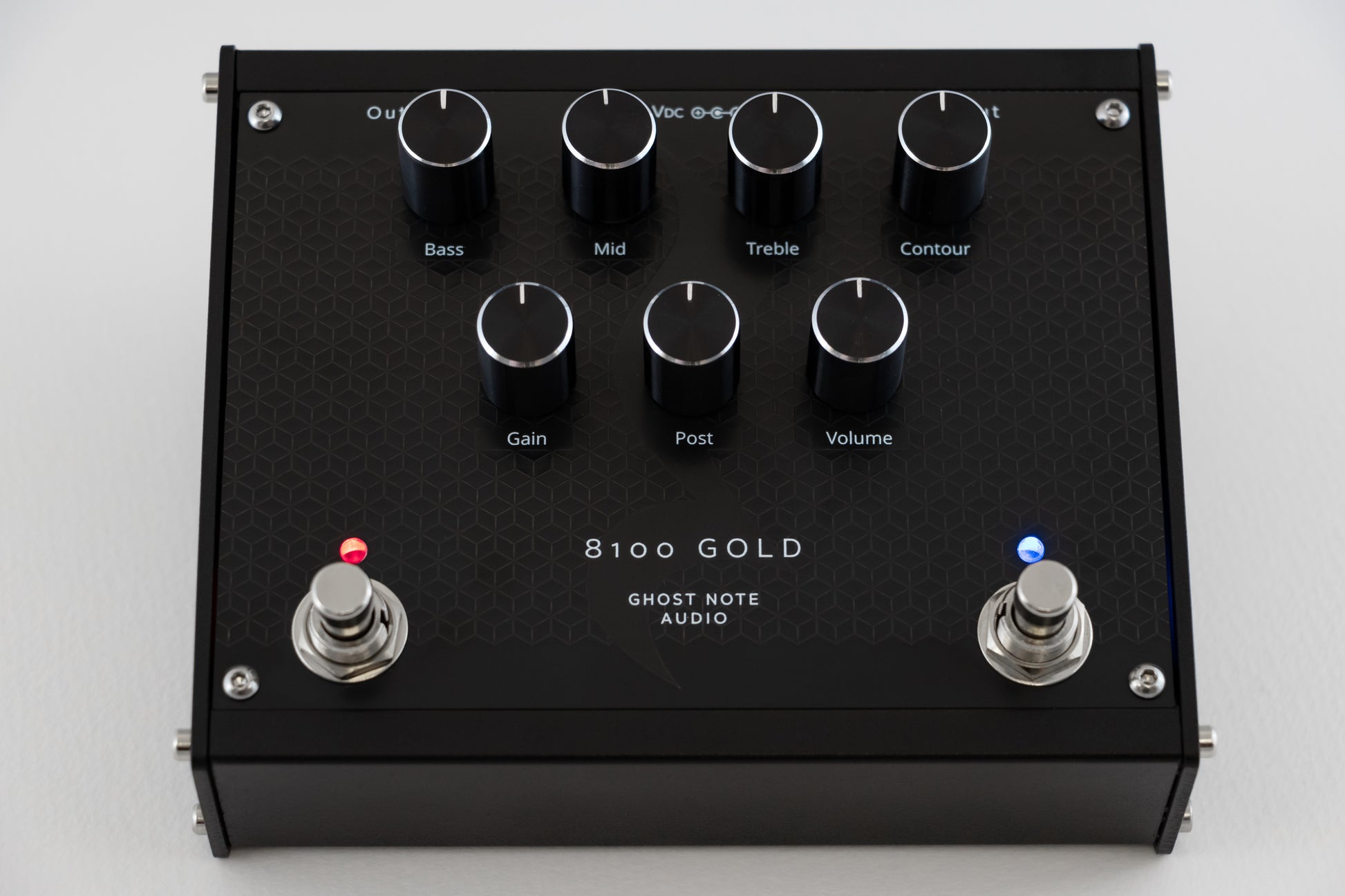 8100 Gold Preamp Pedal from Ghost Note Audio. - Photograph