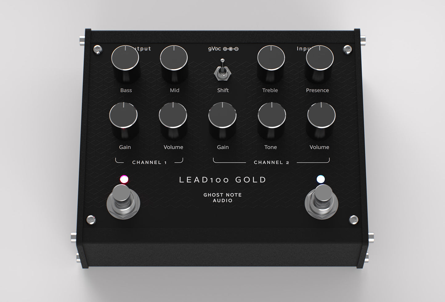 Lead 100 Gold Preamp by Ghost Note Audio - 3D rendering