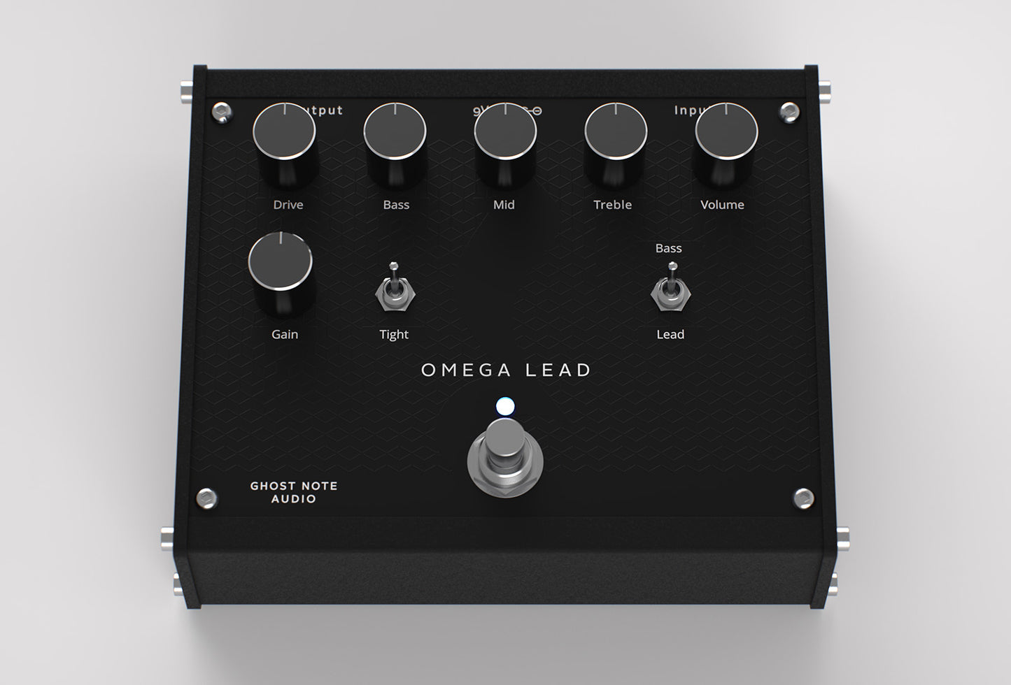 Omega Lead Preamp by Ghost Note Audio - 3D rendering